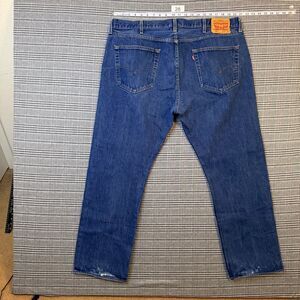 Levi's 501 Men's Jeans Blue Denim Classic Straight Fit Size 42x30